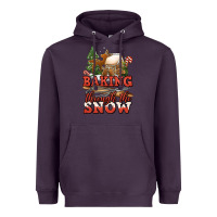 Plum baking through the snow Heavyweight Hoodie - Jasminsmagicworld