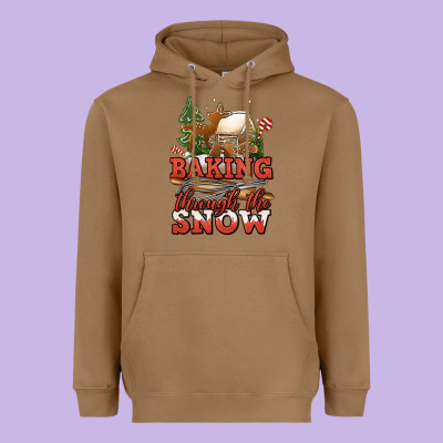 Baking Through The Snow Heavyweight Hoodie Designed By Jasminsmagicworld