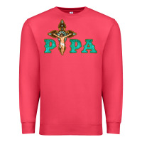 Cardinal Papa Jesus with Cross Premium Sweatshirt - Bettercallsaul