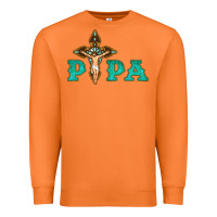Carrot Papa Jesus with Cross Premium Sweatshirt - Bettercallsaul
