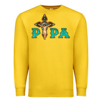 Lemon Papa Jesus with Cross Premium Sweatshirt - Bettercallsaul