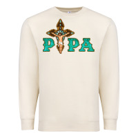 Sandshell Papa Jesus with Cross Premium Sweatshirt - Bettercallsaul