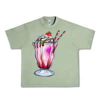 Oil Green milkshake Urban Heavy Tee - AdoDesignShop