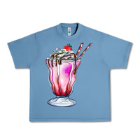 Pebble Blue milkshake Urban Heavy Tee - AdoDesignShop