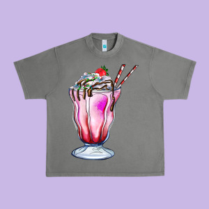 Milkshake Urban Heavy Tee Designed By Adodesignshop