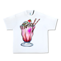 White milkshake Urban Heavy Tee - AdoDesignShop