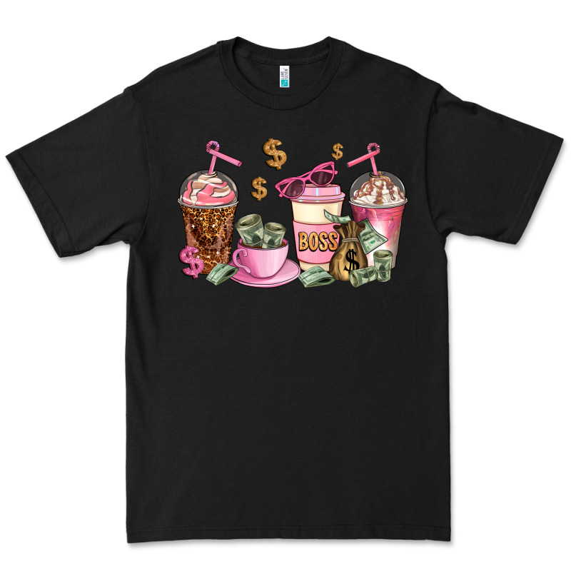 Boss Lady Coffee Cups Premium Tee by AdoDesignShop | Teevron
