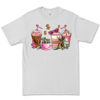 Dove Grey boss lady coffee cups Premium Tee - AdoDesignShop