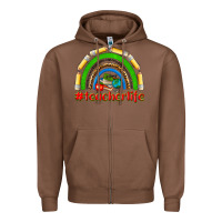 Chestnut teacher life Zipper Hoodie - NancyCooperArtShop