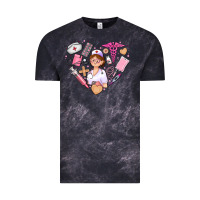 Cloud Black nurse and nurse element heart Vintage Tee - AdoDesignShop