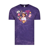Cloud Purple nurse and nurse element heart Vintage Tee - AdoDesignShop