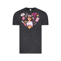 Vintage Black nurse and nurse element heart Vintage Tee - AdoDesignShop