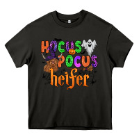 Asphalt hocus pocus heifer Heavy Core Tee - Zillion Design Studio