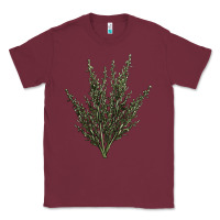 Burgundy Botanical Sagebrush Illustrations Classic Tee - LillyAllenDesigns