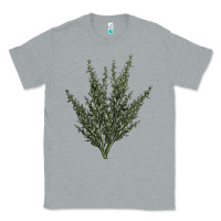 Heather Grey Botanical Sagebrush Illustrations Classic Tee - LillyAllenDesigns