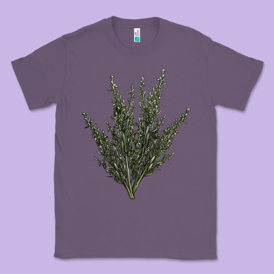 Botanical Sagebrush Illustrations Classic Tee Designed By Lillyallendesigns