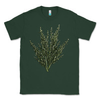 Sports Green Botanical Sagebrush Illustrations Classic Tee - LillyAllenDesigns