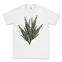 White Botanical Sagebrush Illustrations Classic Tee - LillyAllenDesigns