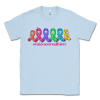 Dusty Blue fight cancer in all colors Classic Tee - AdoDesignShop