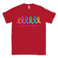 Red fight cancer in all colors Classic Tee - AdoDesignShop