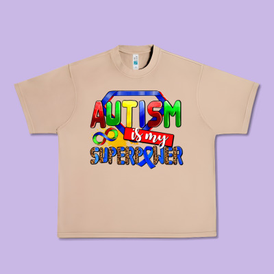 Autism Is My Superpower Urban Heavy Tee Designed By Adodesignshop
