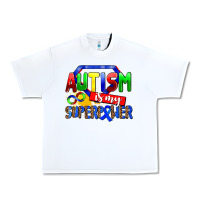White autism is my superpower Urban Heavy Tee - AdoDesignShop