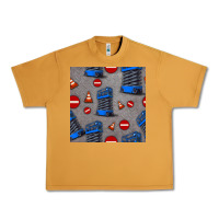 Peanut Butter scissor lift seamless pattern Urban Heavy Tee - BundleAndBundleShop