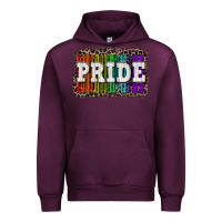 Mauve Wine Pride barcode Urban Hoodie - CowGirlArtShop