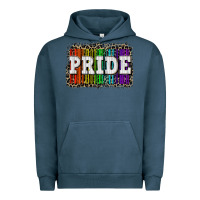 Pigment Midnight Navy Pride barcode Urban Hoodie - CowGirlArtShop