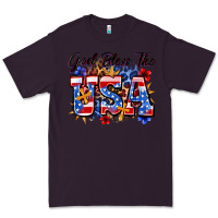 Plum god bless the usa Premium Tee - Zillion Design Studio