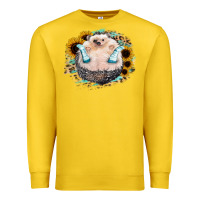Lemon Hedgehog with Sunflower Premium Sweatshirt - Bettercallsaul