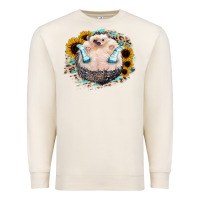 Sandshell Hedgehog with Sunflower Premium Sweatshirt - Bettercallsaul