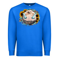 True Royal Hedgehog with Sunflower Premium Sweatshirt - Bettercallsaul