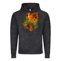 Vintage Black spider leopard  halloween patch Vintage Hoodie - BundleAndBundleShop