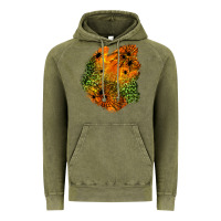 Vintage Olive spider leopard  halloween patch Vintage Hoodie - BundleAndBundleShop