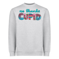 Heather Grey no thanks cupid Heavyweight Sweatshirt - AdoDesignShop