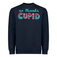 Navy no thanks cupid Heavyweight Sweatshirt - AdoDesignShop