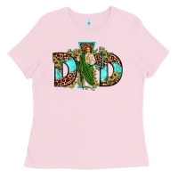 Bubblegum Pink dad san judas sunflower leopard turquoise Ladies Tee - JahusDesignShop