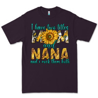 Plum i have two titles mom and nana and i rock them bot Premium Tee - texasbilliewilder