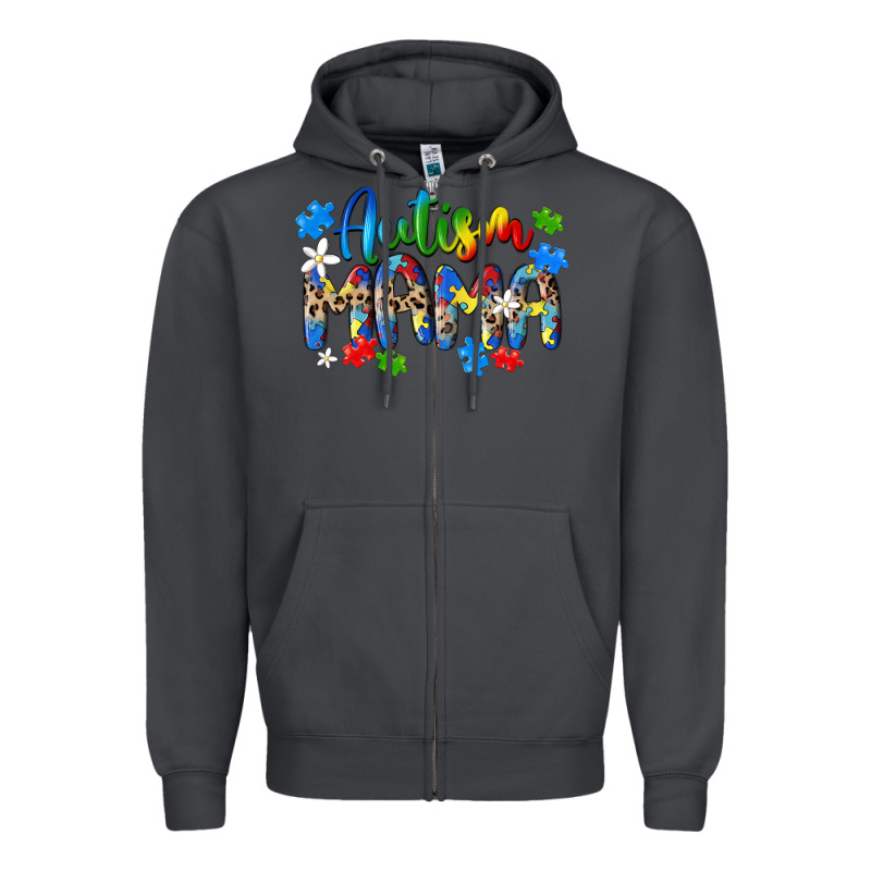 Autism Mama Zipper Hoodie by MaliasSmallBusiness | Teevron