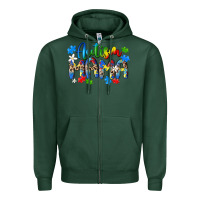 Sports Green autism mama Zipper Hoodie - MaliasSmallBusiness