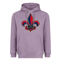 Lavender louisiana fleur de lis Heavyweight Hoodie - BarkalooDesign