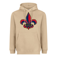 Mushroom louisiana fleur de lis Heavyweight Hoodie - BarkalooDesign