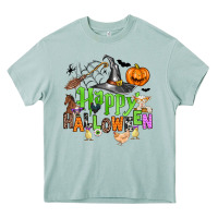 Arona happy halloween farm animals Heavy Core Tee - Zillion Design Studio