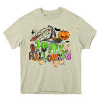 Mossy happy halloween farm animals Heavy Core Tee - Zillion Design Studio