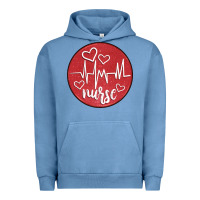 Pigment Pebble Blue nurse coaster Urban Hoodie - CowGirlArtShop