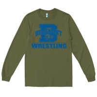 Army Green Beaumont Wrestling Long Sleeve Tee - Jasminsmagicworld