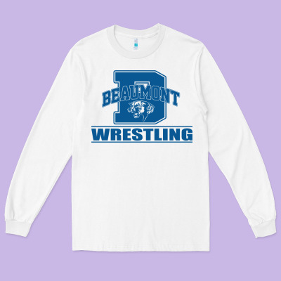 Beaumont Wrestling Long Sleeve Tee Designed By Jasminsmagicworld