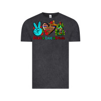 Vintage Black peace love tequila Vintage Tee - AdoDesignShop
