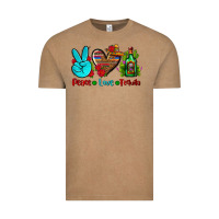 Vintage Coffee peace love tequila Vintage Tee - AdoDesignShop